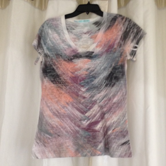 Maurice's multiple colored sparkly top