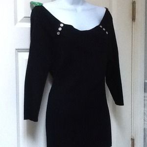 SOLD IN BUNDLE sexy WHBM black sweater