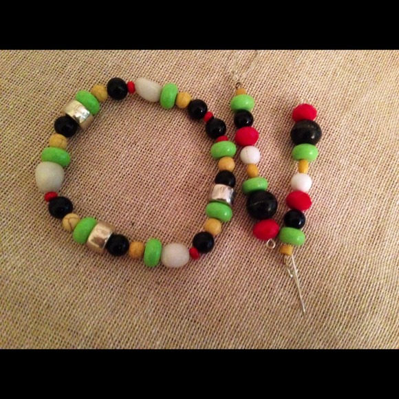Ethic stretch bracelet set 7.5"