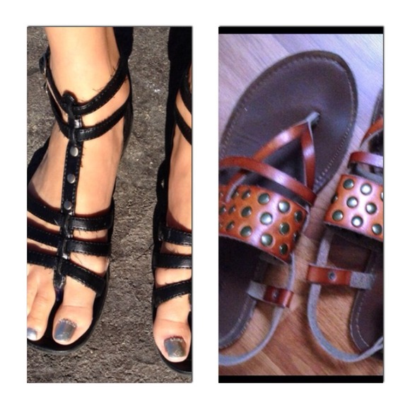 Sweet bundle!  2 pairs of sandals! Size 7 1/2