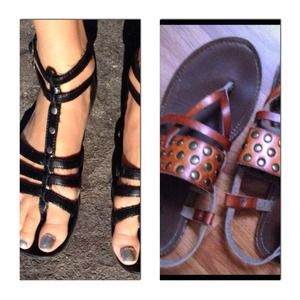 Sweet bundle!  2 pairs of sandals! Size 7 1/2