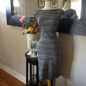 Silver Aztec print woven dress