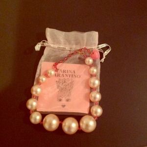Tarina Tarantino Barbie Pearl Choker