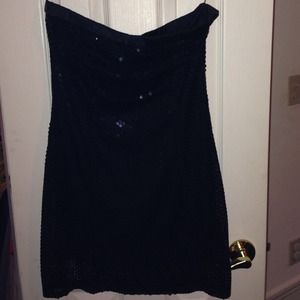 Black Sequin Dress