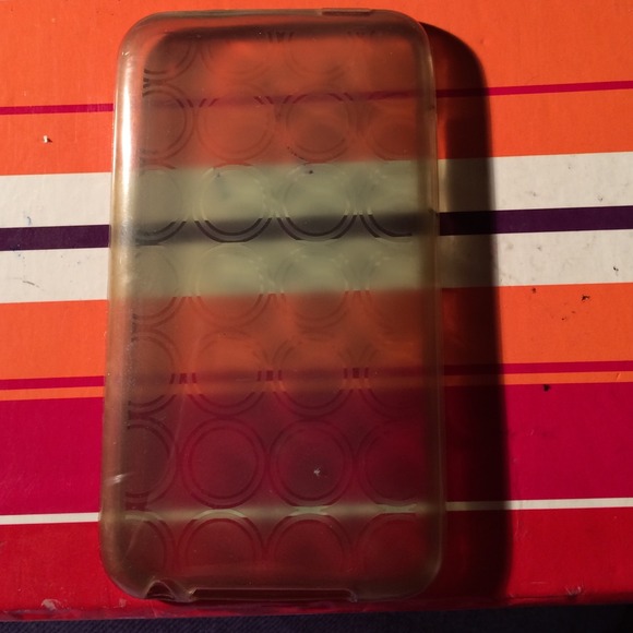 Used iPod touch blue/green case