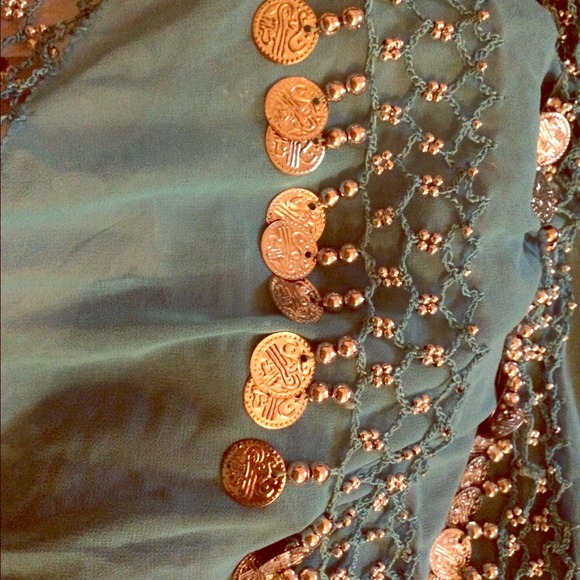 "Belly dancer scarves" ONLY the blue is left!