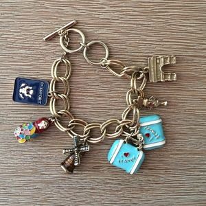 Travel charm bracelet