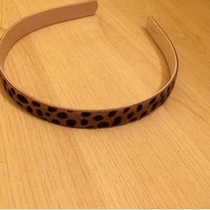 ✨Jcrew cheetah print headband✨