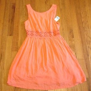 Forever 21 medium orange-peachy dress
