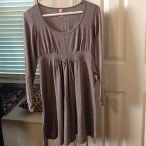 Brown/grey cotton dress by Lani