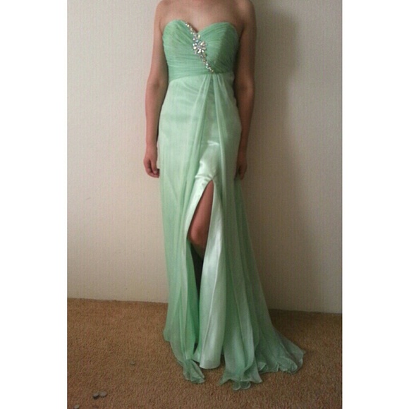 Mint Green Formal Prom Dress