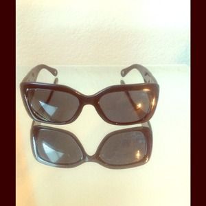 Authentic black quilted CHANEL sunglasses!