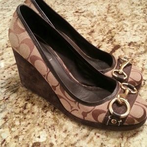 Coach Issy Wedge heels-8m
