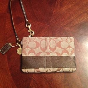 Coach wristlet