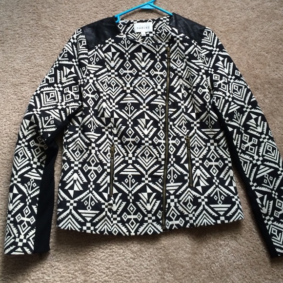Tribal biker jacket