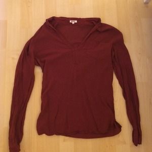 ❌SOLD❌✨Brandy Melville maroon shirt✨