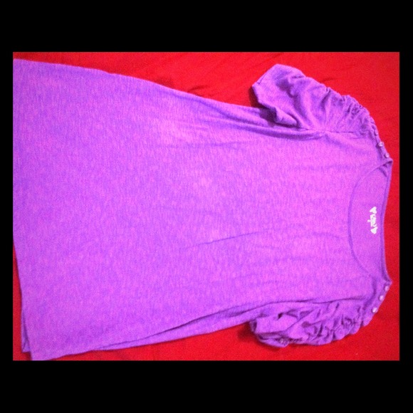 Sz L purple Cato shirt