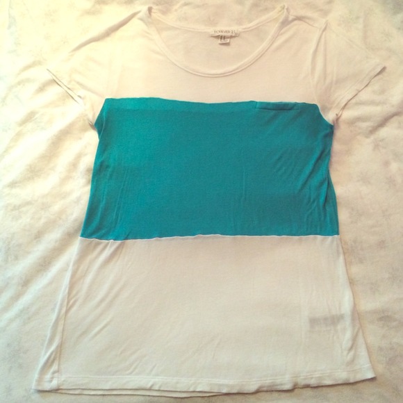 Forever 21 Colorblock Casual Shirt - Picture 1 of 4
