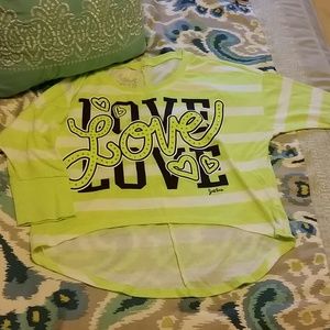 Neon Green "love" Shirt
