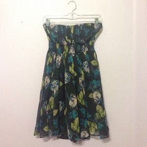 Urban Outfitters strapless dress. Kimchi Blue