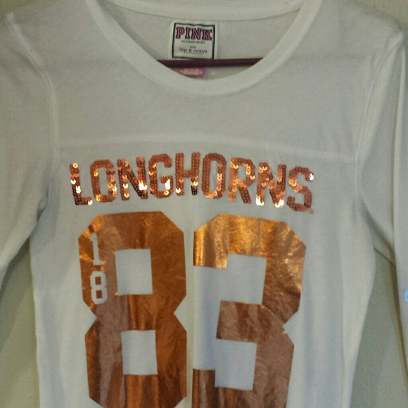 PINK Longhorns Long sleeved shirt