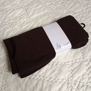 NWT: Chocolate Brown Fleece Leggings