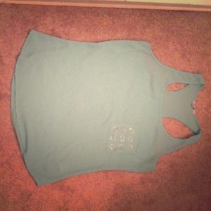 Rhinestone Mint Tank