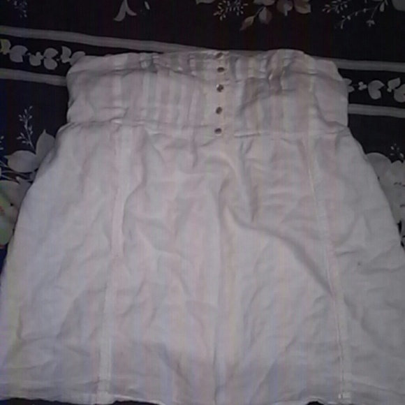 solid white button down top - Picture 1 of 1
