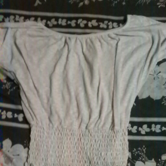 white stretch loose fit top - Picture 1 of 1