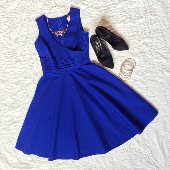 SALE☀️ModCloth Beguiling Beauty Dress Royal Blue