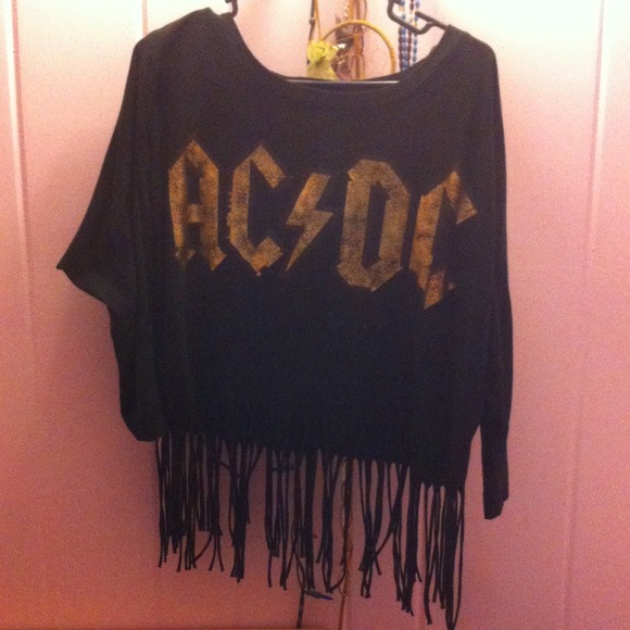 ACDC SHIRT WITH FRINGE - Picture 1 of 1