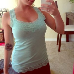 Lace tank top