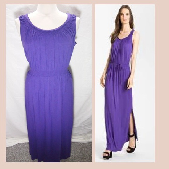 New Tahari Maxi dress sz large petites