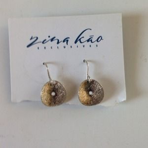 Gold dangly earrings