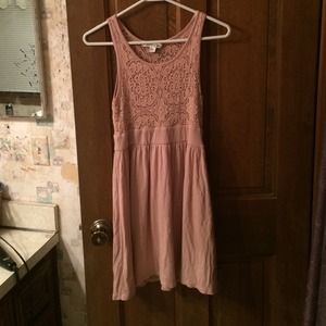 pink/beige dress size large