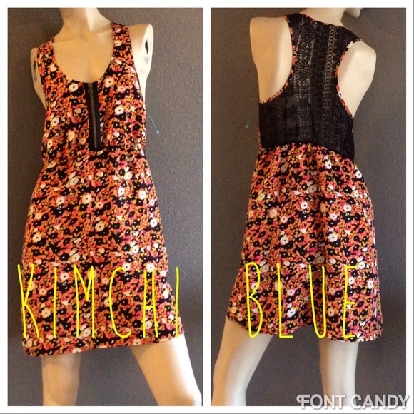 🚫SOLD💗 Kimchi Blue Floral Dress 💗 - Picture 1 of 4