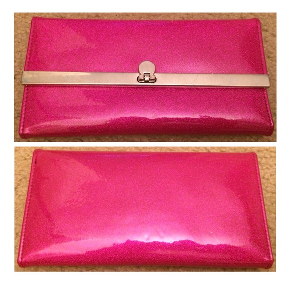Kirra Wallet (Hot Pink Glitter)