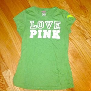VS "Pink" Green t-shirt