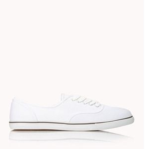 White canvas shoes