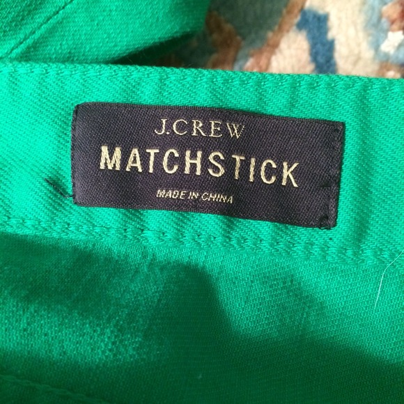 J.Crew green matchstick jean - 27 regular - Picture 3 of 3