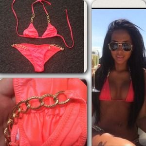 NWOT🍀SEXY NEON ORANGE BIKINI🍀
