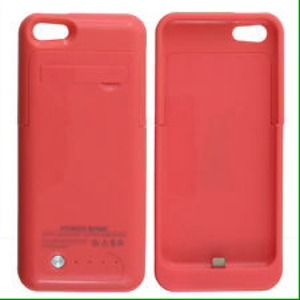 iPhone 5c case charger (pink)
