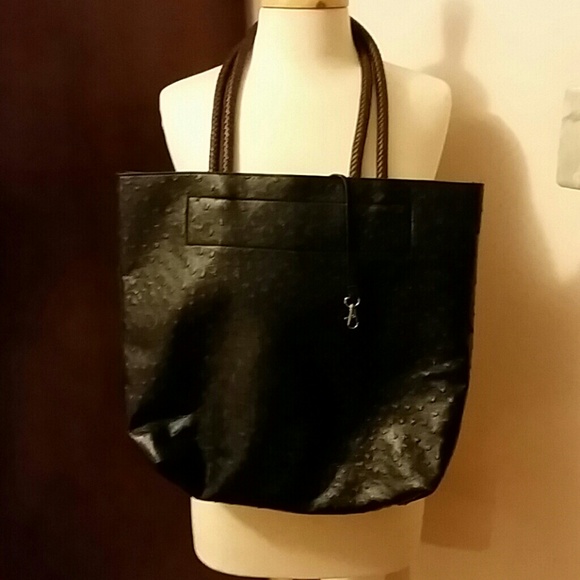 3 piece croc style black bag in great condition - Picture 1 of 3