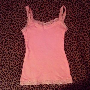Pink Lace Cami