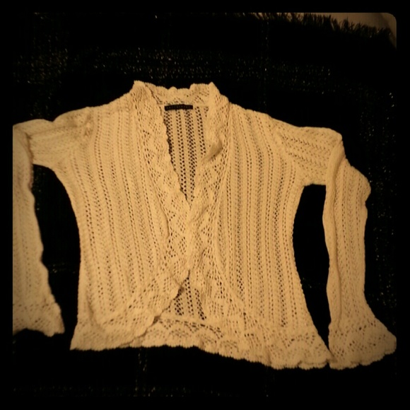 Light knit cover up when don't want a heavy jacket
