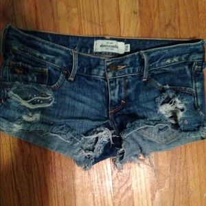Denim Abercrombie shorts