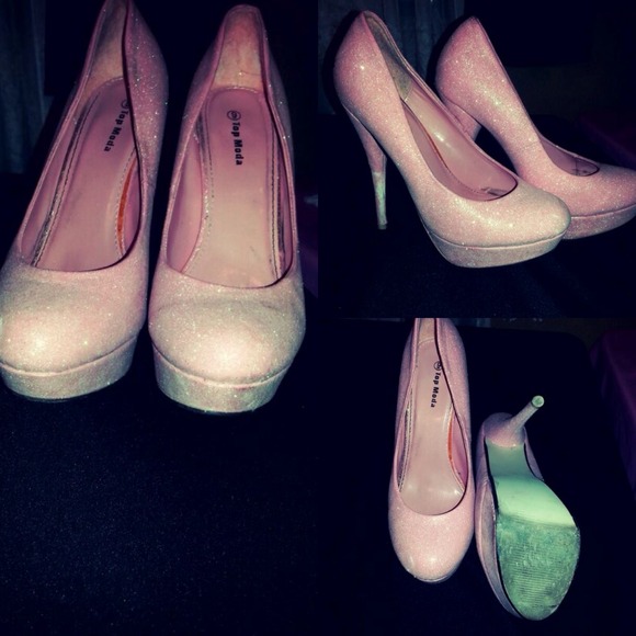 Pink heels