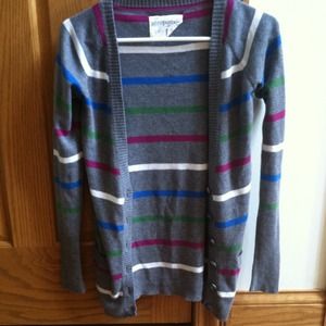 Aeropostale✨ Striped Colorful Long Cardigan
