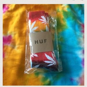Tye dye Huf socks