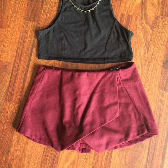 ❌BUNDLED❌ZARA Inspired Fold Over Skort NEW!